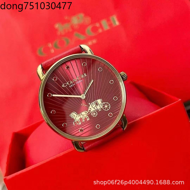 2026 Year of the Horse Co Red Gold Ac Auspicious New Journey Zodiac Limited Edition Watch Little Red Watch Exclusive Success at First Try