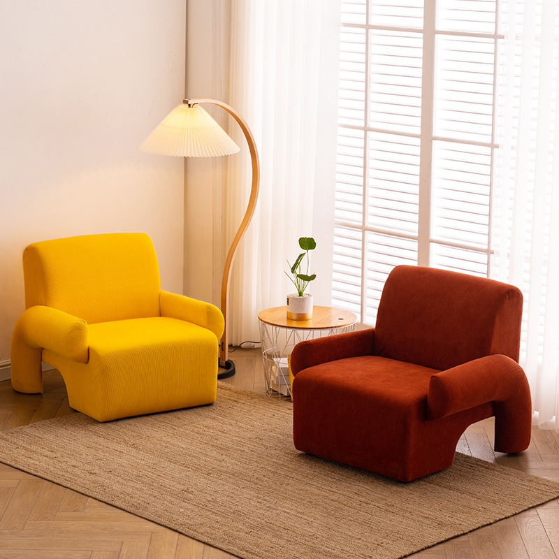 Nordic sofa chair balcony lazy sofa chair bedroom apartment casual…