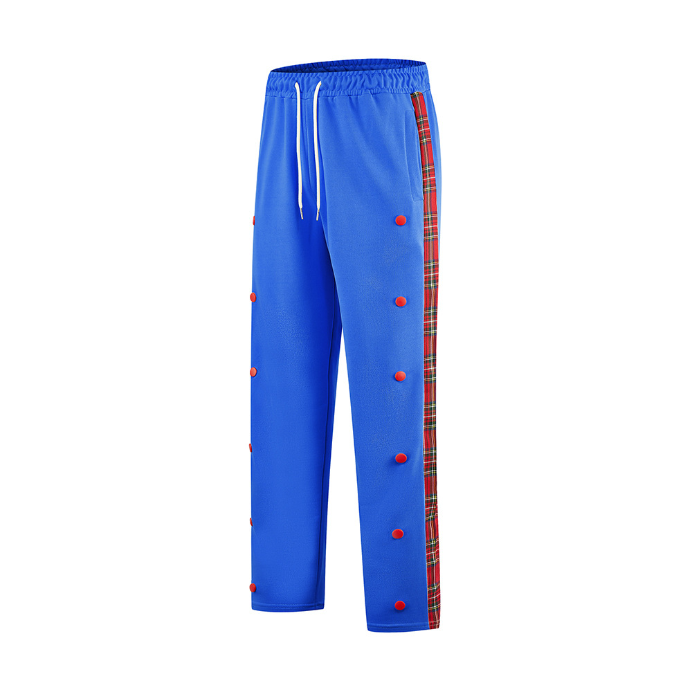 Herrenbekleidung Neue Herrenhose mit Schnallengürtel Freizeithose Modische gerade Hose Outdoorhose_voghion.com