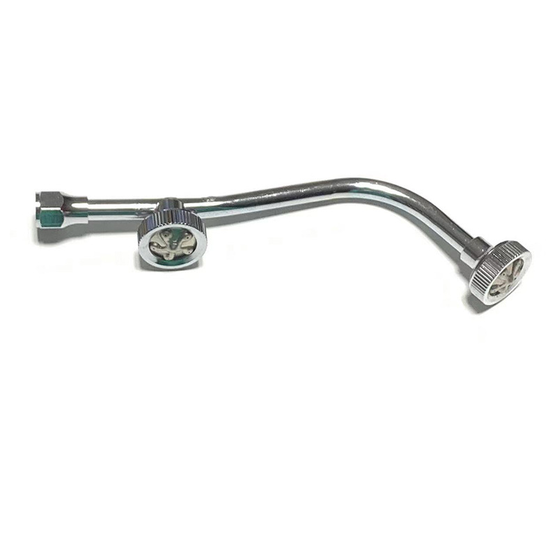 厂家供应五孔不锈钢双喷头喷嘴扇形喷雾器打药机雾化农用农机配件