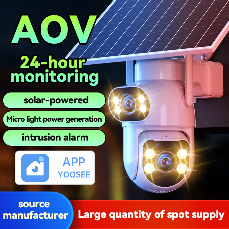 AOV solar 4G stream-free surveillance camera CCTV solar camera HD…