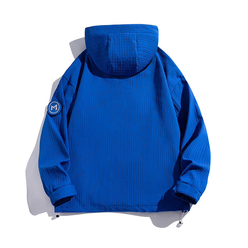 Men's Clothing sportswear windbreaker men's spring new men's casual outdoor windproof jacket men's hooded coat_voghion.com