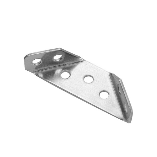 Stainless steel multi-functional corner bracket three-sided fixed bed corner support furniture table chair connection parts layer board trapezoidal hanging bracket