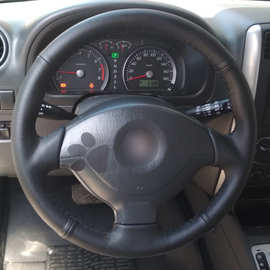 真皮手缝方向盘套适用铃木吉姆尼Jimny牛皮四季通用批发车用