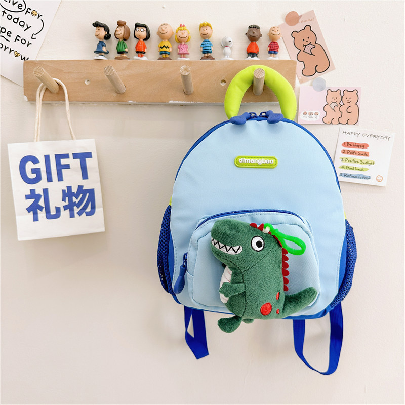 Mochila de jardín de infantes para niños, mochila de hombro encantadora para niños y niñas, muñecas de dibujos animados para salir a la marea del turismo