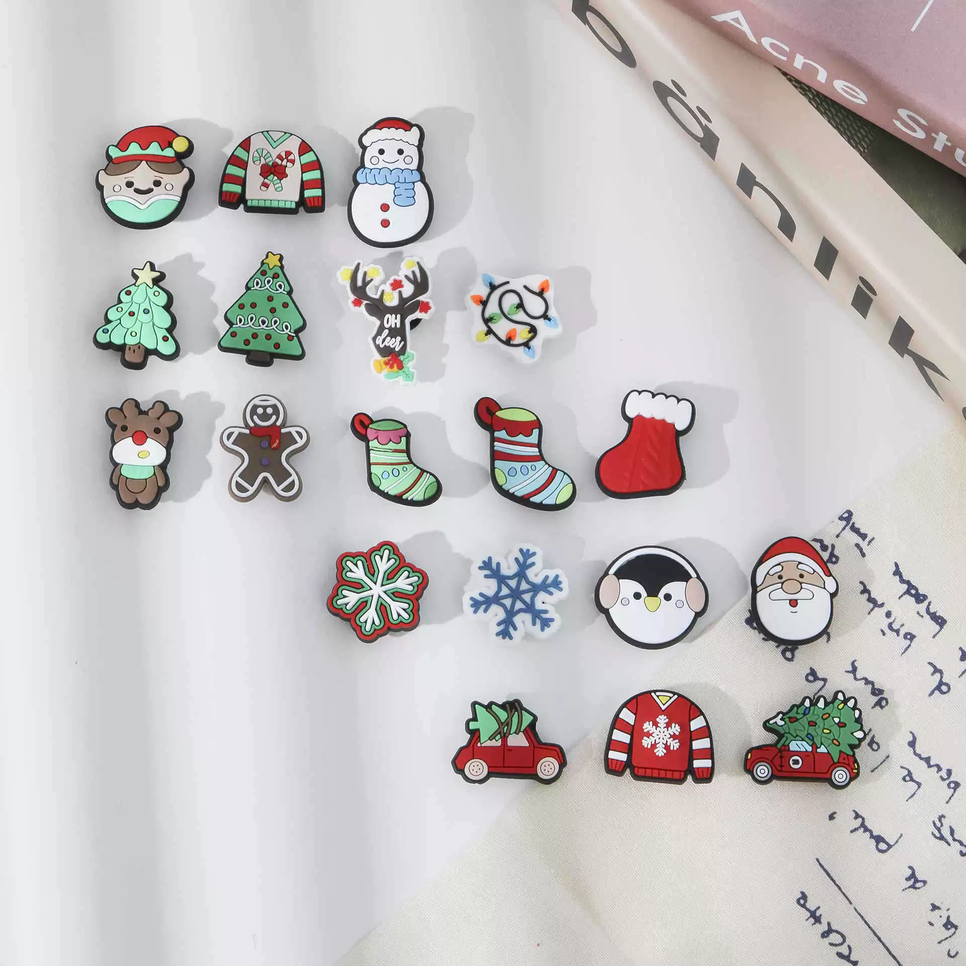 Новые креативные пещерные аксессуары для обуви премиум-класса пара съемная сетка красная мультяшная обувь пряжка