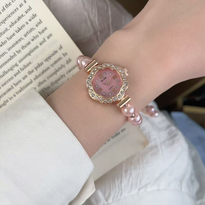 中古Vintage简约时尚抽拉可调节手链表古着轻奢气质通勤百搭手饰|undefined