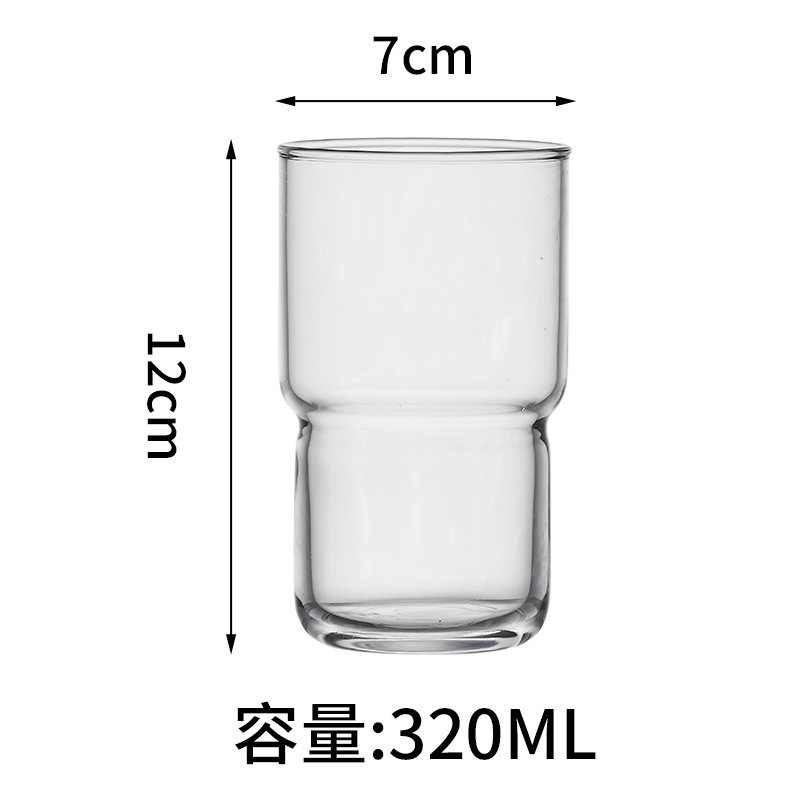 Taza de vidrio temperado a prueba de explosiones resistente a altas temperaturas, taza de agua de leche y café, taza de enjuague bucal de hotel de alta calidad, fabricación de patrones