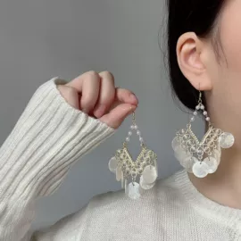 耳环;耳钉;耳坠