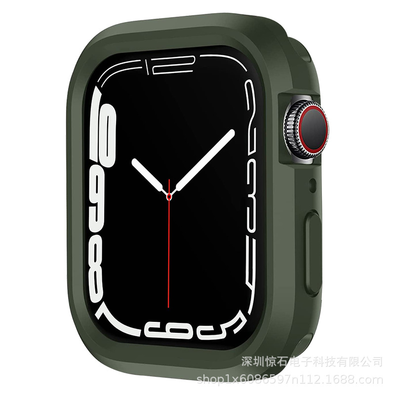 Carcasa blanda TPU para Apple Smart Watch iwatch456789 caja de reloj proceso esmerilado caja protectora al por mayor