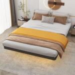 定制双人酒店公寓加厚加密简约钢架铁艺悬浮无异床架床头网红跨境