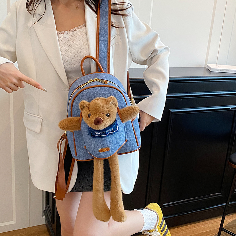 2025 nueva mochila de alto valor de la cara de la mujer, mochila simple de gran capacidad, bolsas de nicho de color sólido de la moda