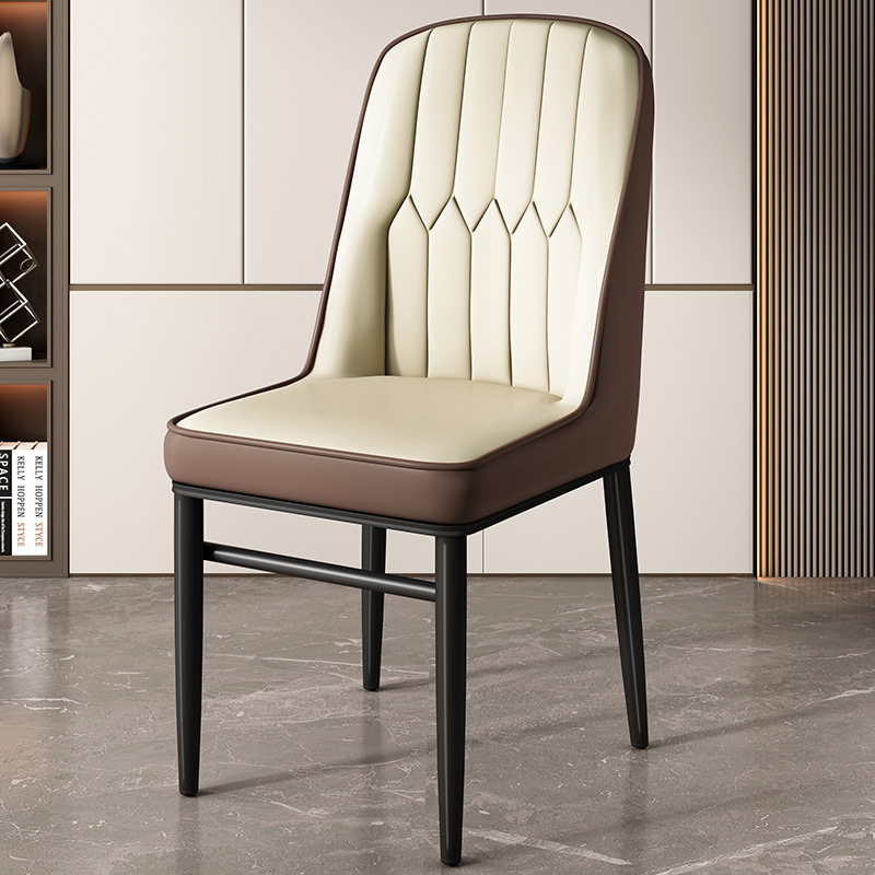 오프화이트 + 커피백 블랙다리 [엄선된 가죽 안정적인 프레임]