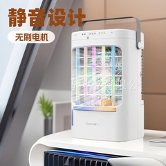 新しいクロスボーダー小型水冷ファンミニデスクトップスプレー冷凍空調ファンデスクトップポータブル加湿空気クーラー