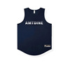 Navy blue white label (amtdine square)