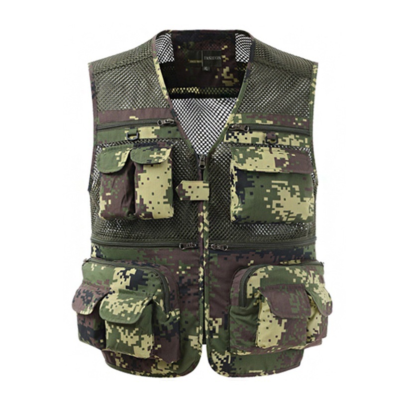 Camuflaje multi-Bolsillo #56-verde camuflaje