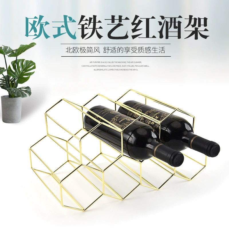 Железная Винная стойка Скандинавская модель комнаты украшение дома винный шкаф украшение винной бутылки винный шкаф