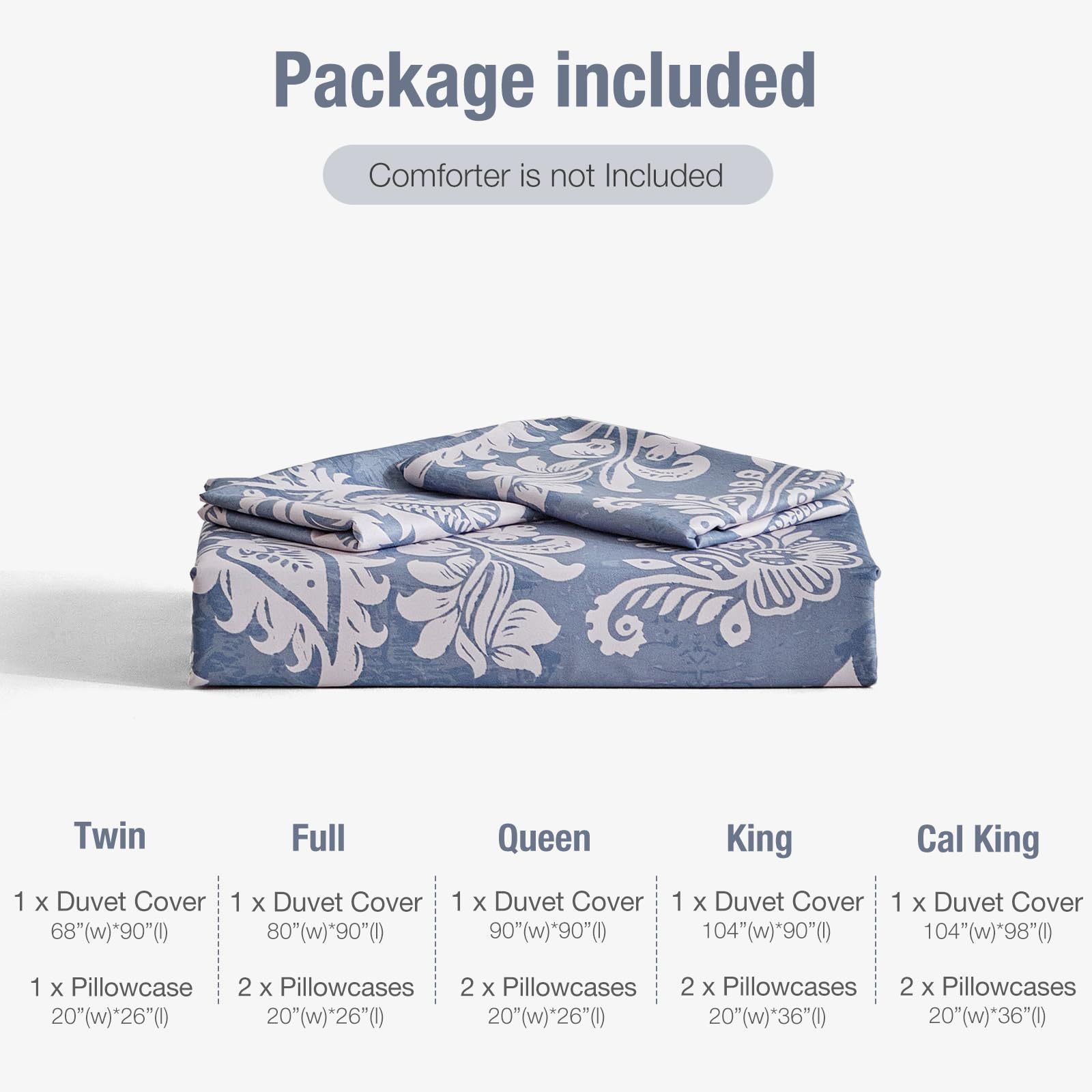 C:paisley Blue(no Comforter) Q