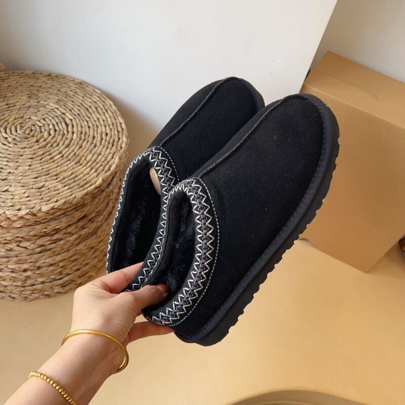 2025 Ethnic Style Cotton Shoes for Women Autumn and Winter New Style Shallow Mouth Slip-On Low-Cut Tasman Snow Boots Factory Wholesale 2025 Ethnic Style Cotton Shoes for Women Autumn and Winter New Style Shallow Mouth Slip-On Low-Cut Tasman Snow Boots Factory Wholesale