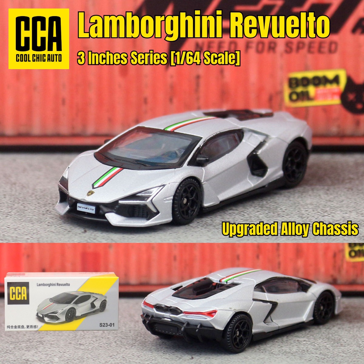 CCA Chaiper 1 / 64 modelo de automóvil de aleación completa versión dura de automóvil deportivo sedán caja de fósforos deslizante coche de juguetes para niños