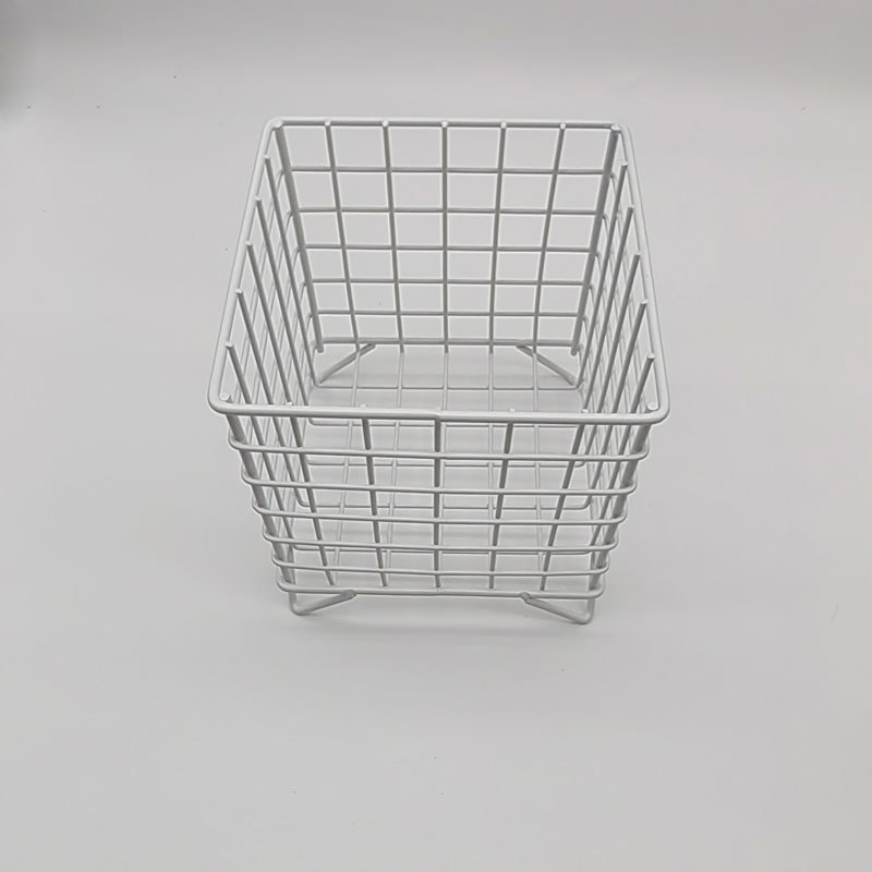 北欧鉄製四脚四脚スクエア収納バスケット家庭用雑貨整理化粧品収納|undefined