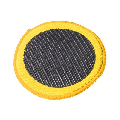 Wash Magic Mud Cloth, Volcanic Mud, Car cleaning tools - polka-dot-round-mud-rub-yellow