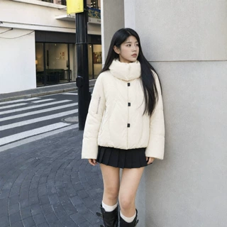 ADAM BO冬季羽绒服白鸭绒男女同款高充绒加厚防风保暖面包服外套