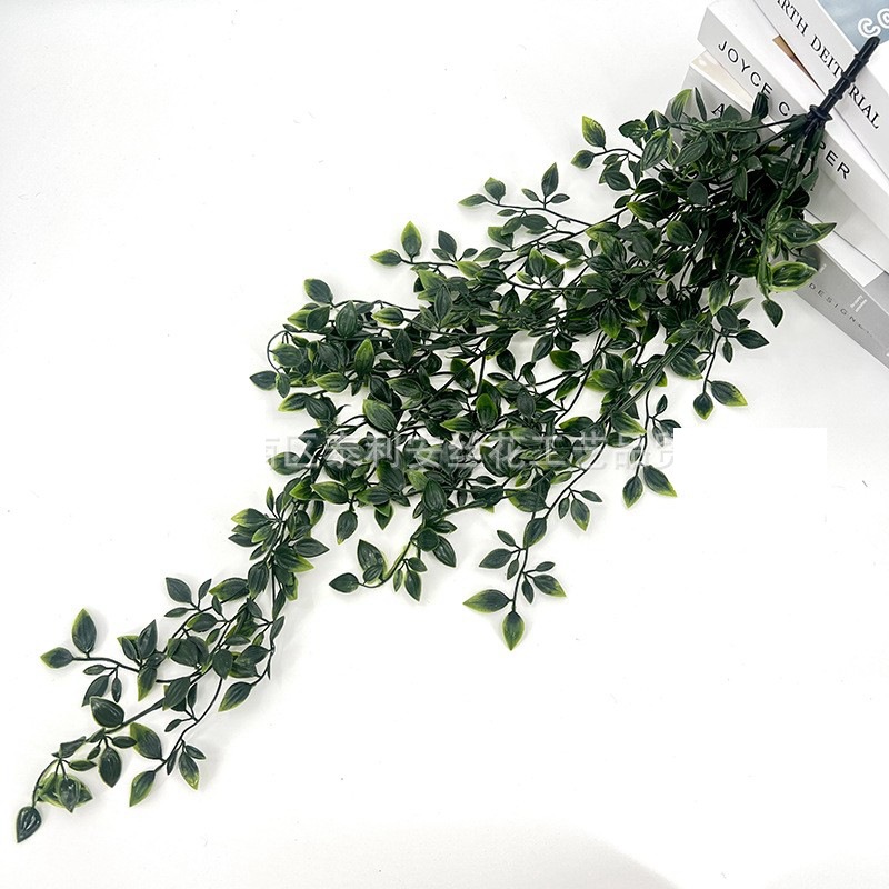 Plantas colgantes artificiales, ramas de eucalipto con diseño de mandala, plantas artificiales en maceta para decoración interior y exterior, suministro exclusivo transfronterizo