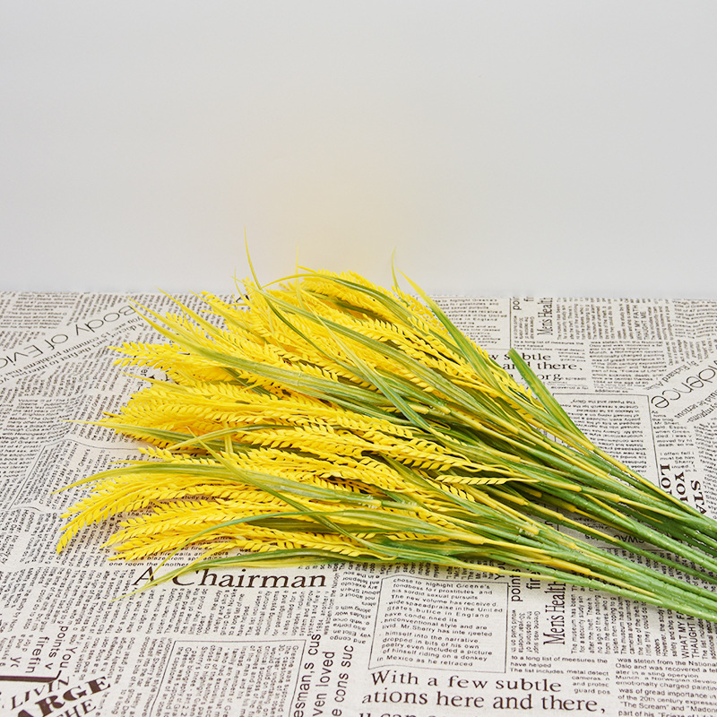 Simulation of velvet long rice flower decoration DIY combination artificial plastic flower wedding wedding plant flower bundle decoration 2