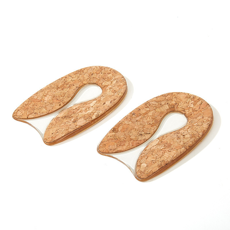 Silicone U-Shaped Heel Pad Insole U-Shaped Heel Pad Heel Insole Sports Shock-Absorbing Inner Heightening Insole Pu Half Size Pad