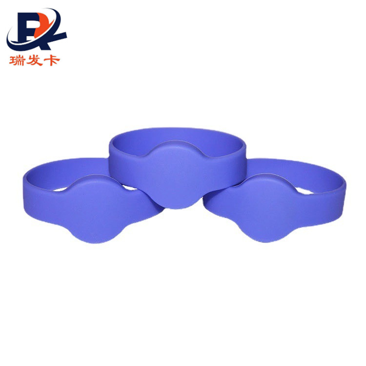 ID门禁卡T5577智能NFC硅胶手环 13.56MHz芯片 RFID运动硅胶手腕带