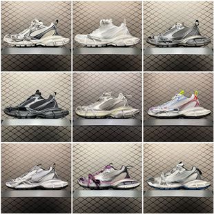 Putian Pure Original Paris Dad Shoes 3XL Men's Shoes Height Increasing Ten Generation Women's Shoes Retro Vintage Casual Breathable Sneakers