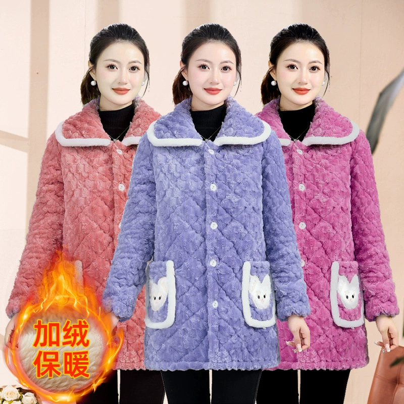 2024 зимняя хлопчатобумажная одежда для женщин на внешнем свободном лацкане