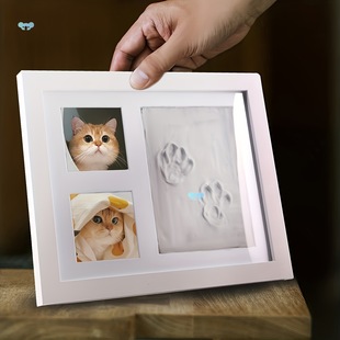 Pet Souvenir Picture Frame Cat Dog Paw Print Souvenir Cross-Border