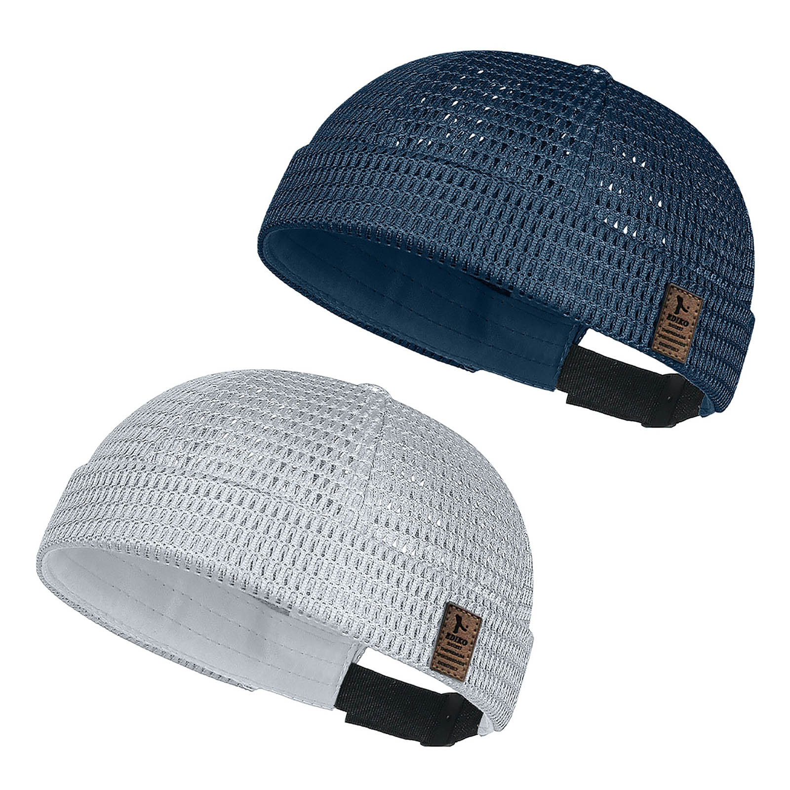 Navy blue + light gray