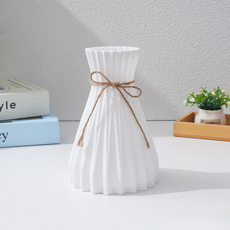 Jarrón de origami - blanco