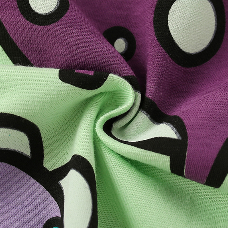 Malwee camiseta de verano para niños nuevos niños europeos y estadounidenses impresión casual de cuello redondo de manga corta guapo chaqueta