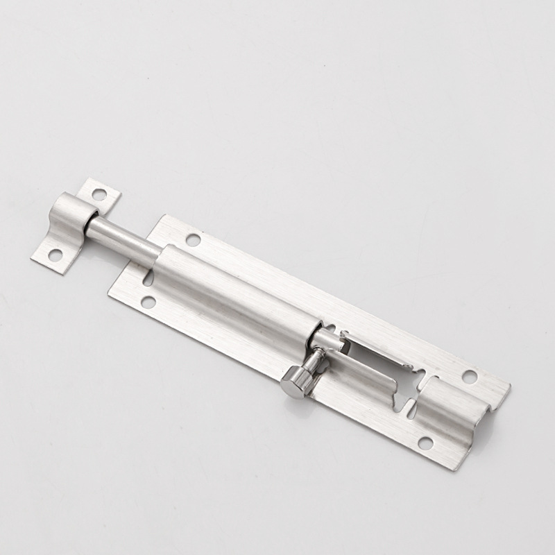 304 Stainless Steel Door Latch Small Size Surface Mounted Thickened Anti-theft Household Engineering Door Locks 