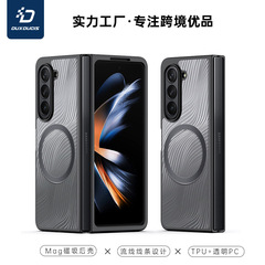 Samsung ZFlip 30% off スタックスクリーン携帯電話ケースfold7磁気保護ケースキーに適したシンプルな透明バックケース卸売