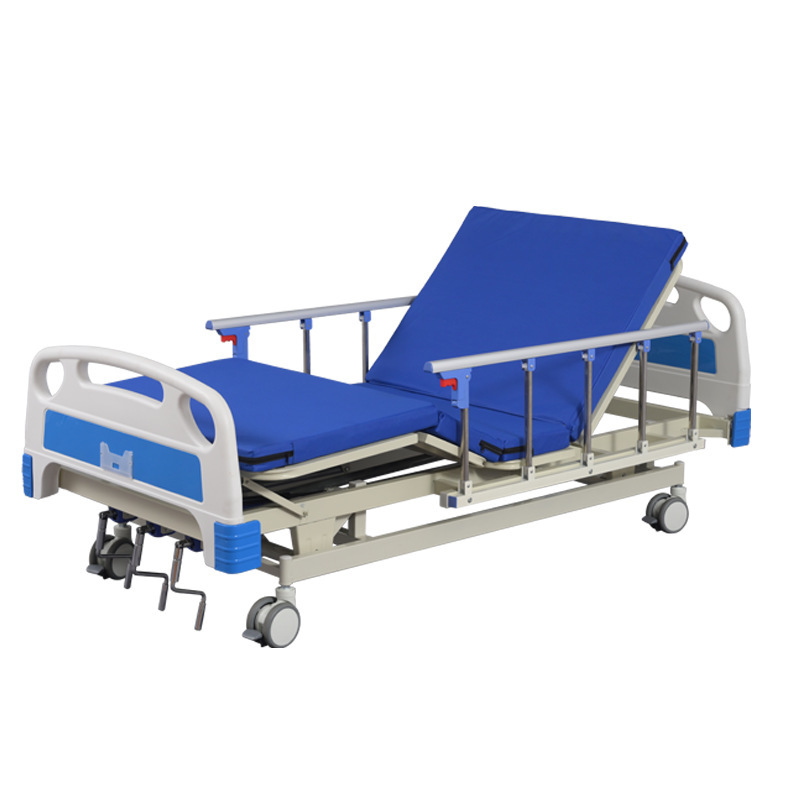 医用护理床三功能抬腿起背床整体升降养老院三摇病床护理床|undefined