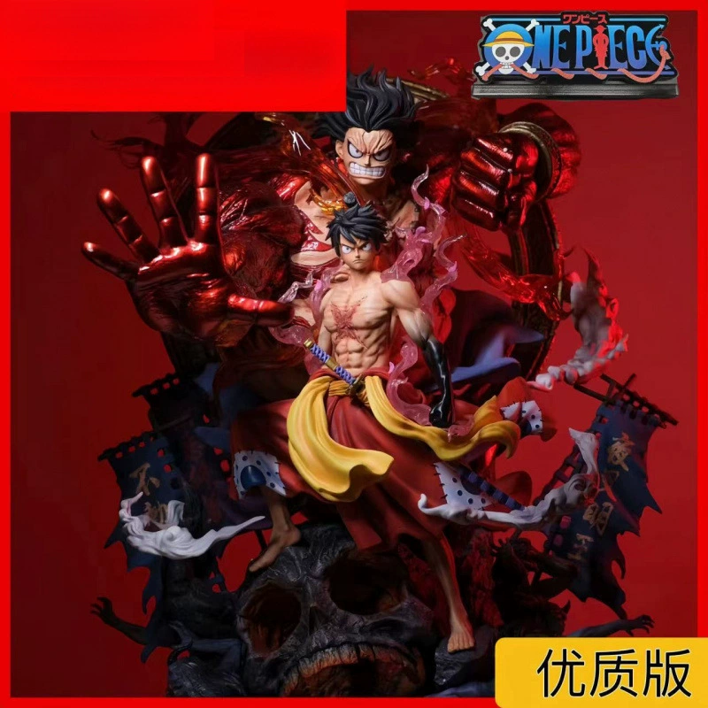 Ручная работа One Piece крупный несъёмный Mingwang Liuying Guidao воздушное горение модель украшение