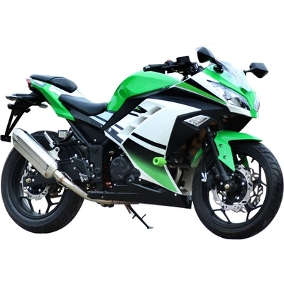 Big Sports Car National, Elektrikli motosikletlər - green-white-ninja-generation-200cc-single-cylinder-air-cooled-engine-gps-positioning-mobile-phone-bracket-licensing-procedures