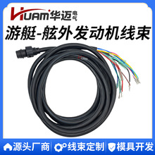 688-8258A-20-00 10针控制盒线束适用于船用雅马哈舷外发动机线束