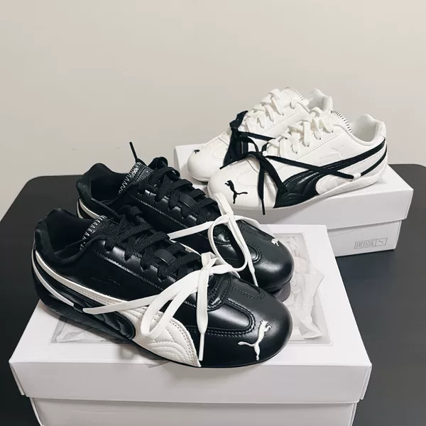 【Original label and box】High-quality pure original ROSE racing shoes, same style as Park Chae-young's SPEEDCAT thin-soled casual shoes