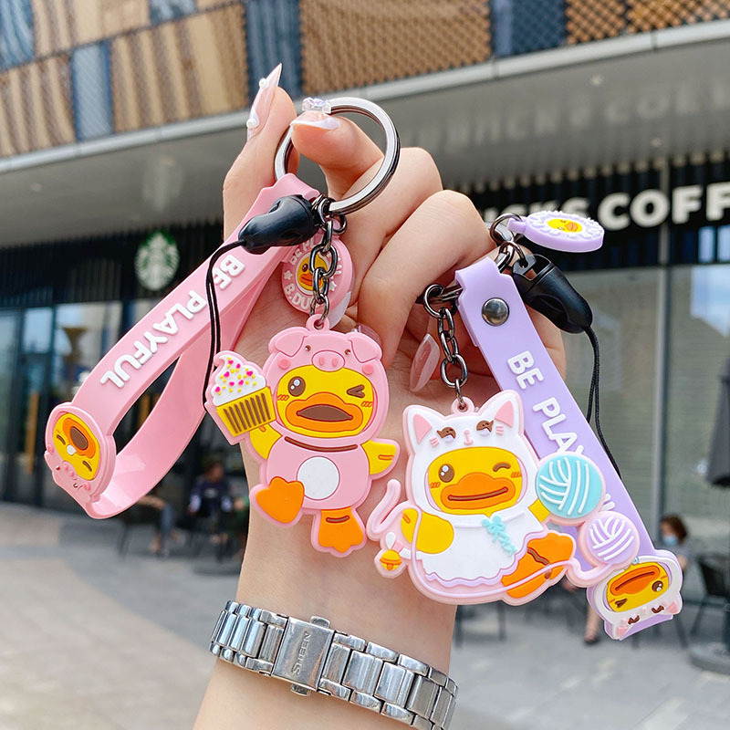 B.Duck, оригинальный милый брелок, подвеска для влюбленных, мобильный телефон, ремешок