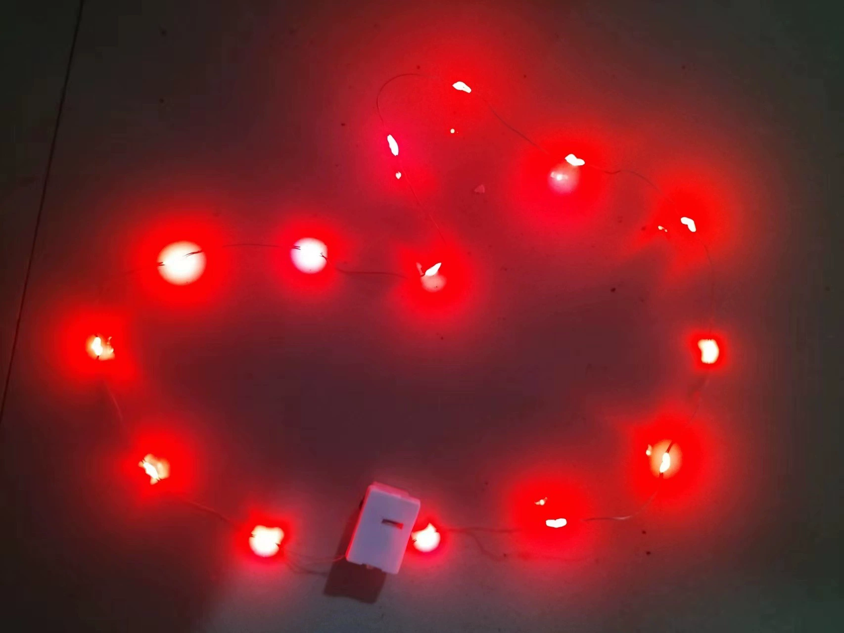 LED copper wire string lights, battery-powered (LR44/2032), waterproof, multi-length & color modes