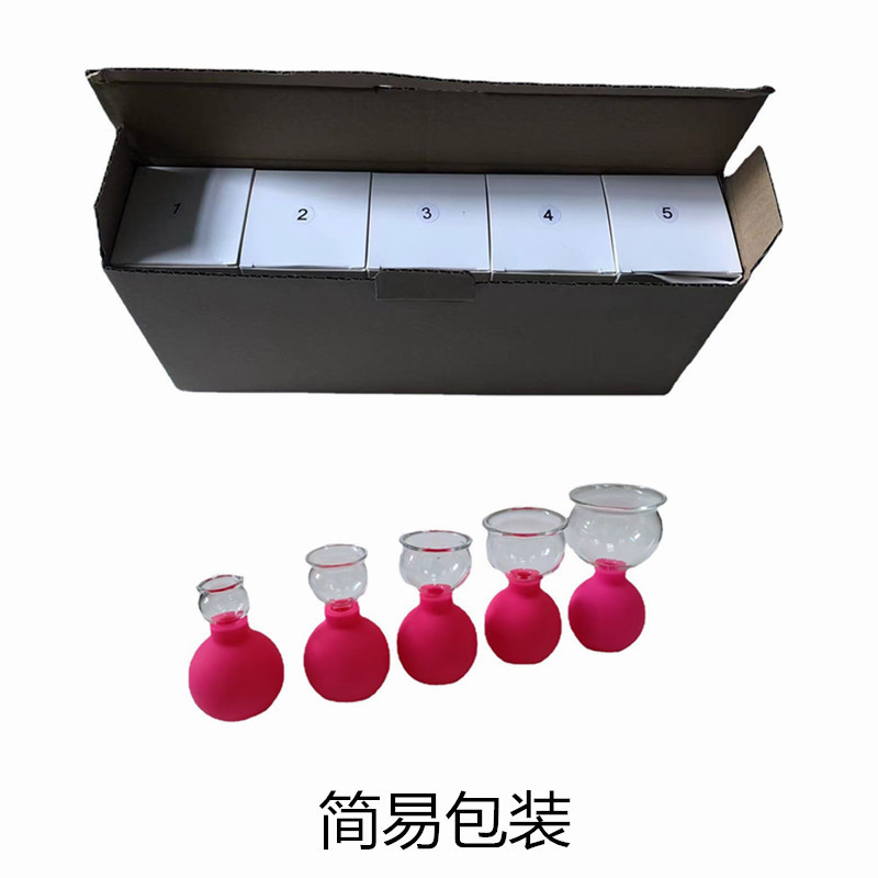【メーカー】缶抜きガラス缶5点セット真空顔脚部家庭用ポータブルガラス缶抜きカップ|undefined