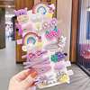 Children's hairgrip, set, hair accessory, cute jewelry for princess, wholesale