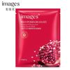 Image beautiful red pomegranate golden extractive mask tablets dressing, moist, smooth pink skin cosmetics wholesale