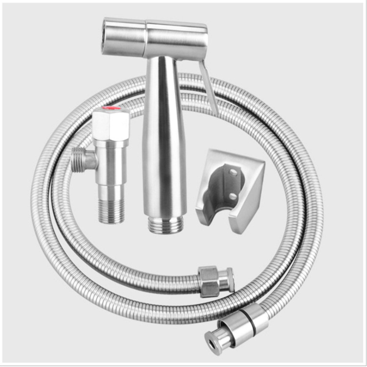 304不銹鋼婦洗器噴頭增壓小花灑噴頭馬桶噴槍套裝 潔身凈身器